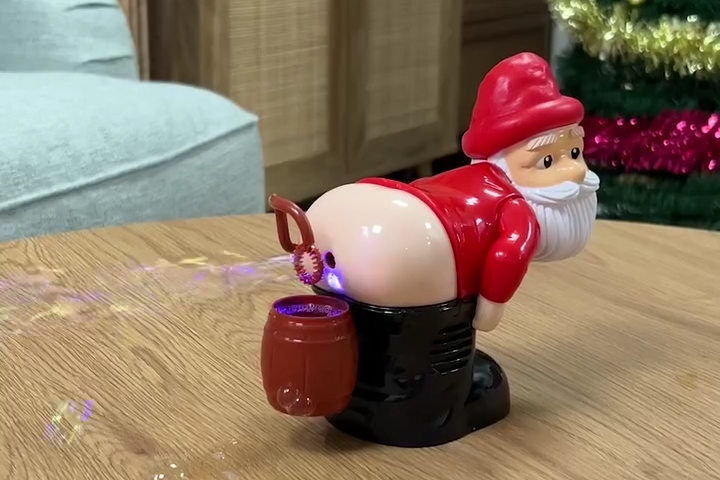 Bubble-Farting Santa Claus